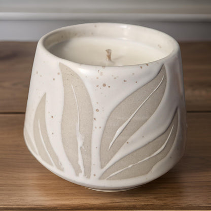 Hesperantha Detail Plant Pot | Sage Essential Oil Candle