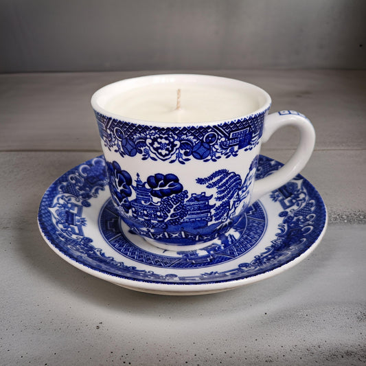 teacup candle