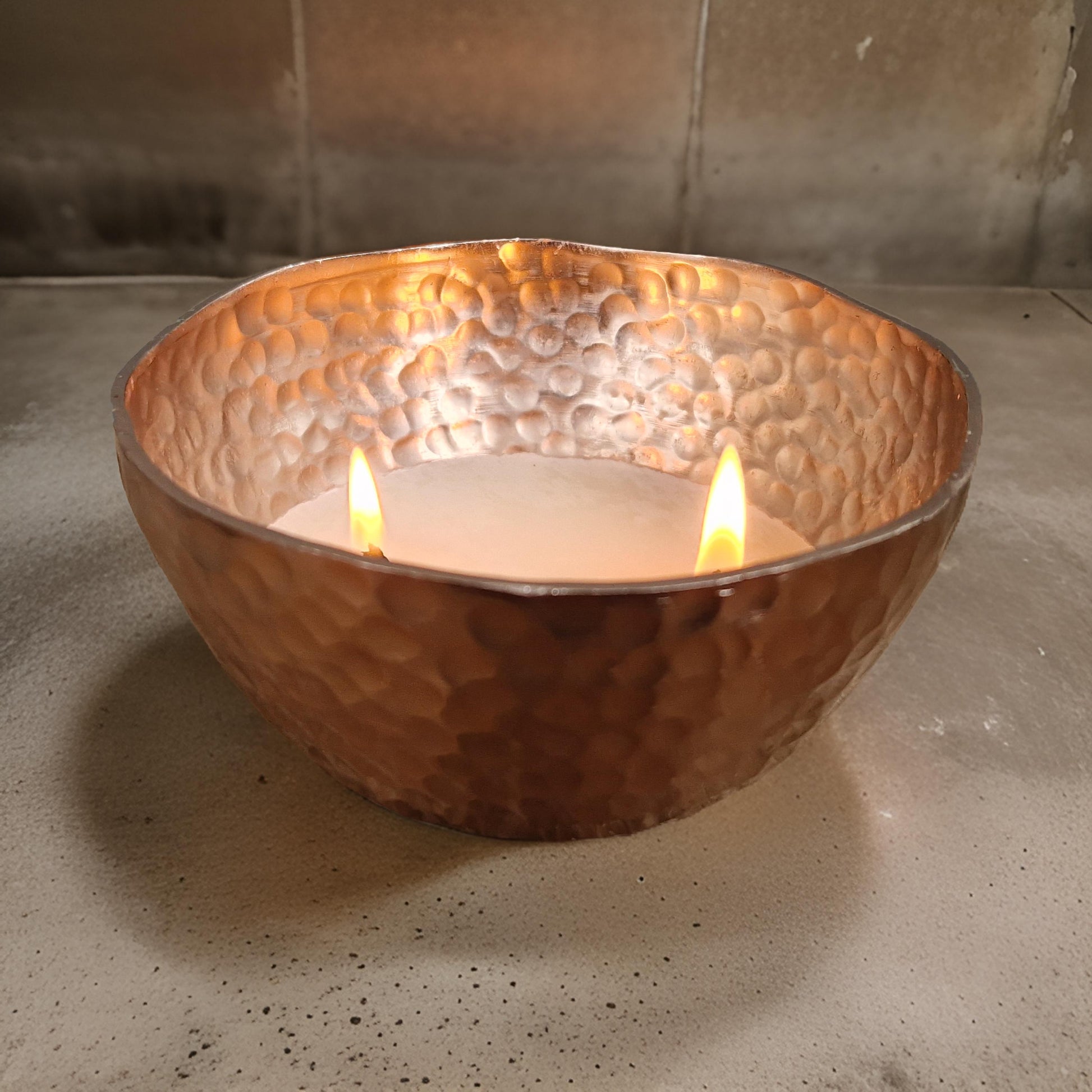 warm glow scented copper candles