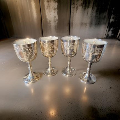 Goblet candles set