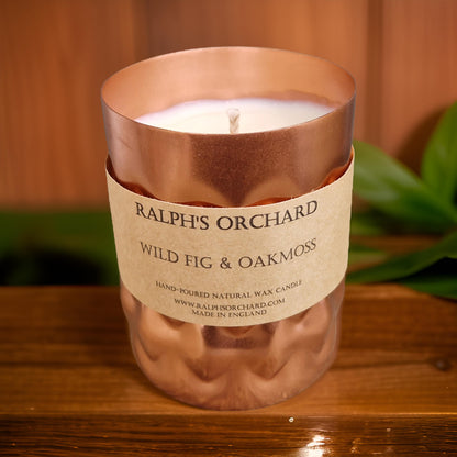 wild fig & oakmoss scented candle