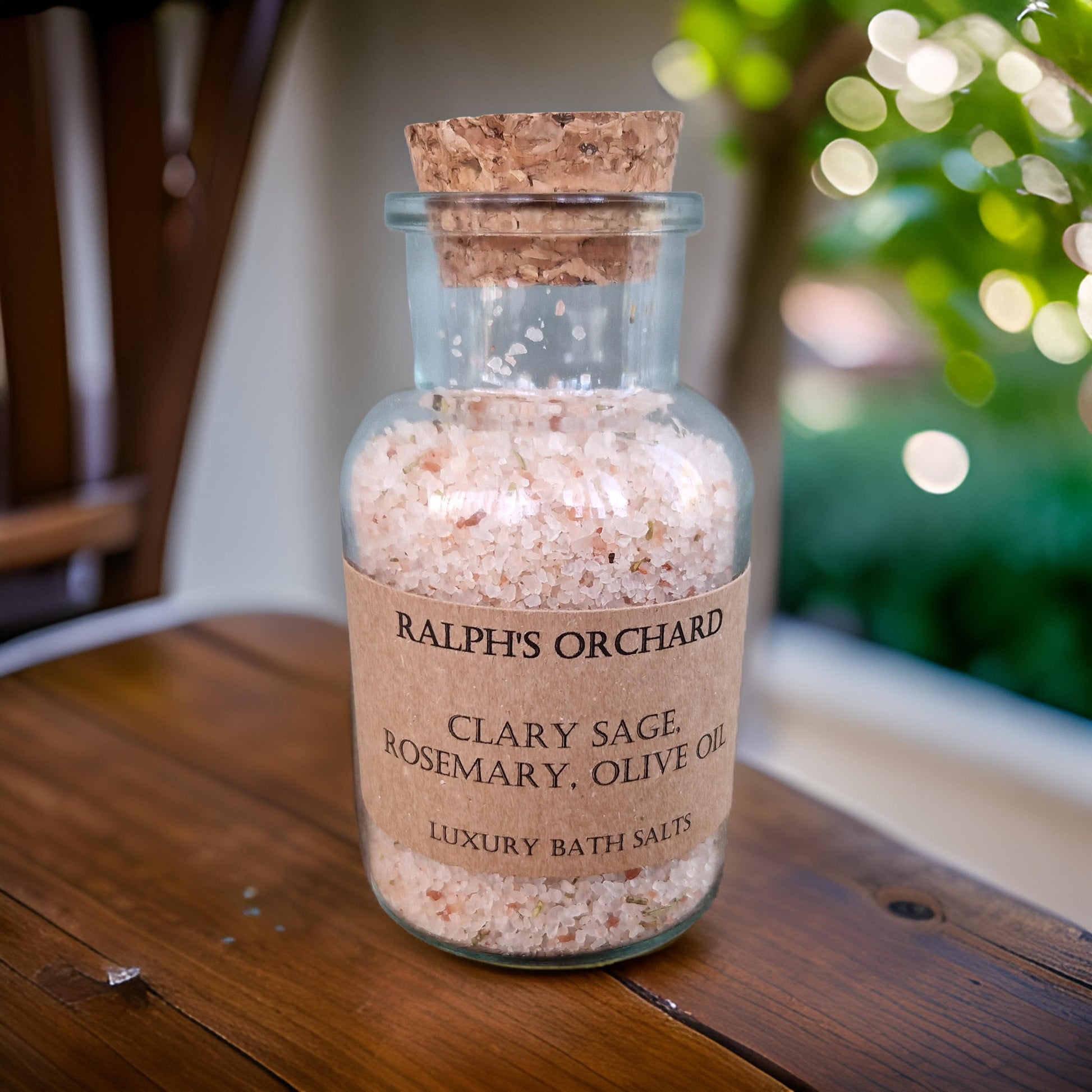 clary sage, rosemary and olive oil bath salts