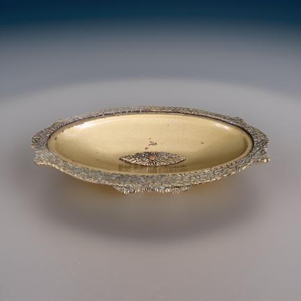 Oval dish shallow candle